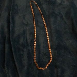 Gold chain necklace